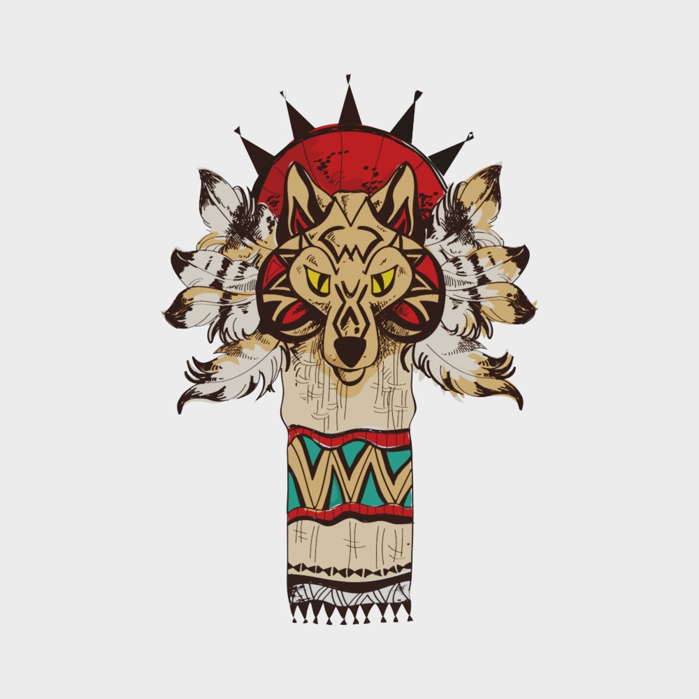 Wolf Totem 3D model