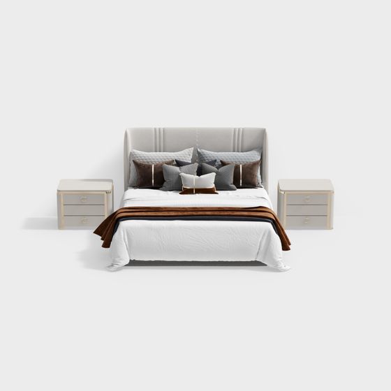 Set di Letto Moderno Doppio