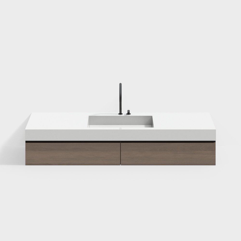 モダンな手洗い台