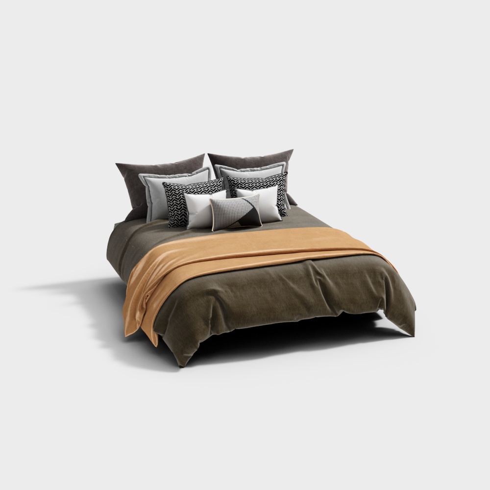 Ropa de Cama de Cama Doble Moderna