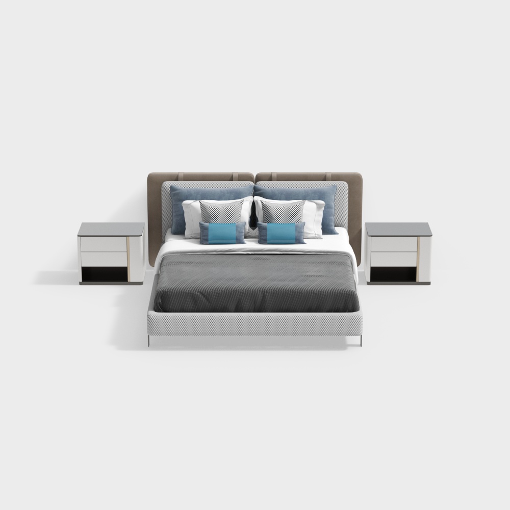 Set di letto matrimoniale moderno