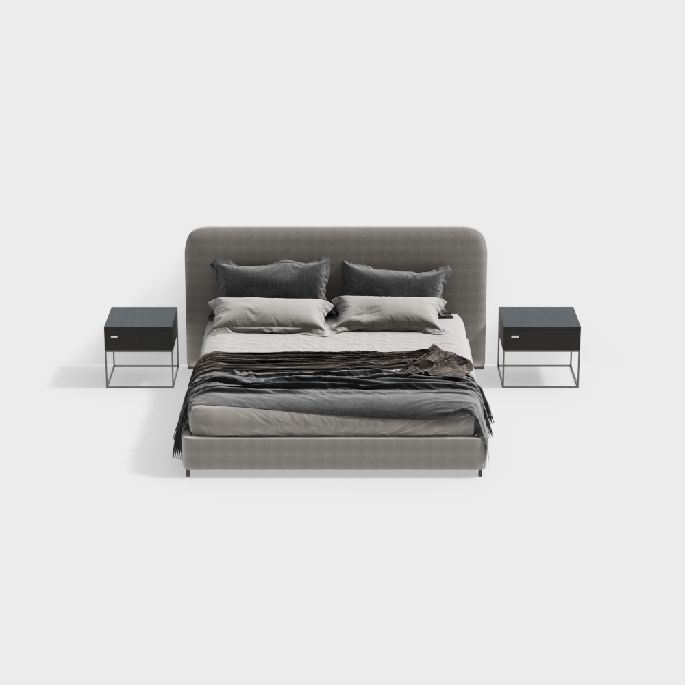 Set di letto matrimoniale moderno