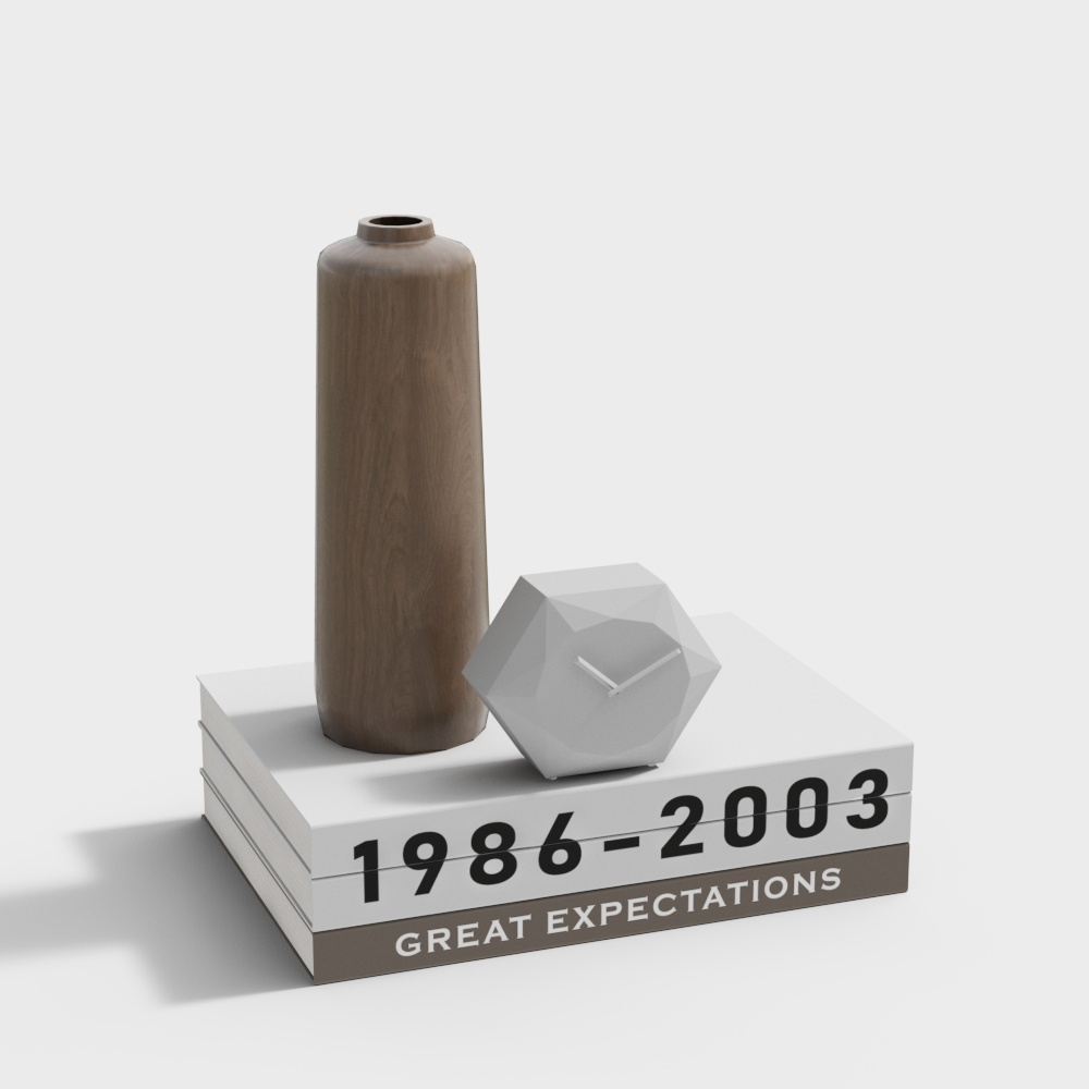 Modern Bookshelf Ornament