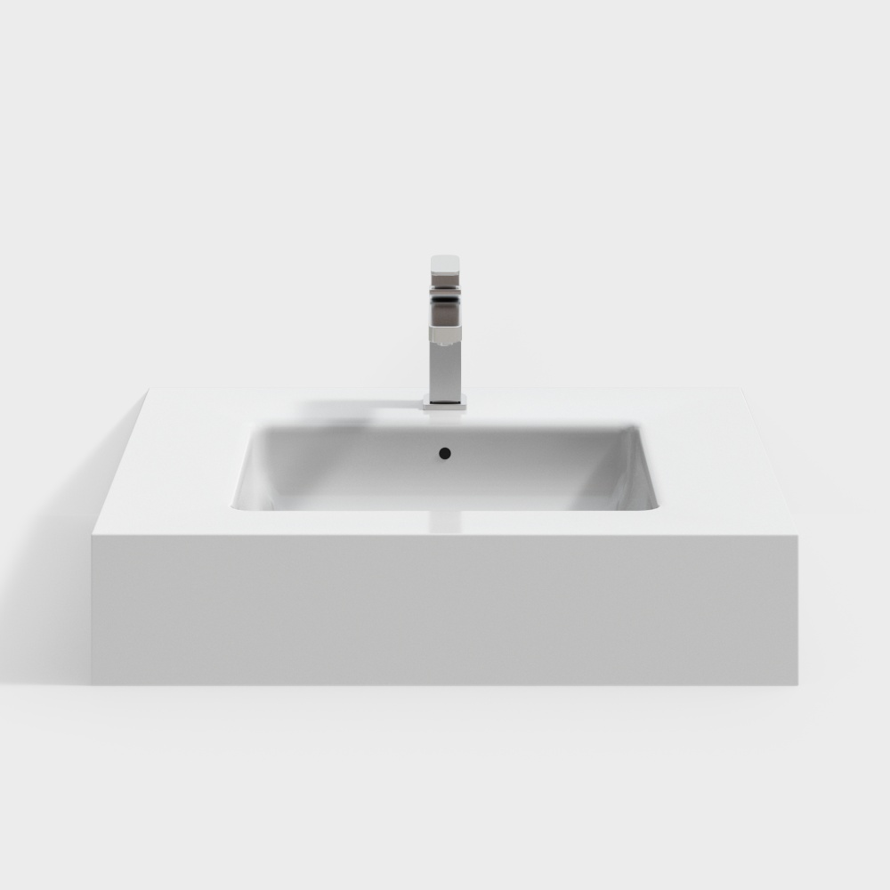 モダンなセラミックシンク