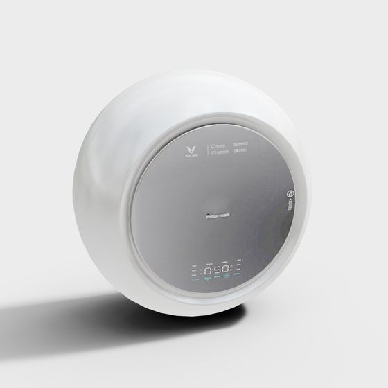 Futuristic Smart Thermostat 3D model for Modern Spaces