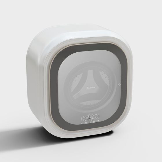Unique Hisense Washing Machine 3D model