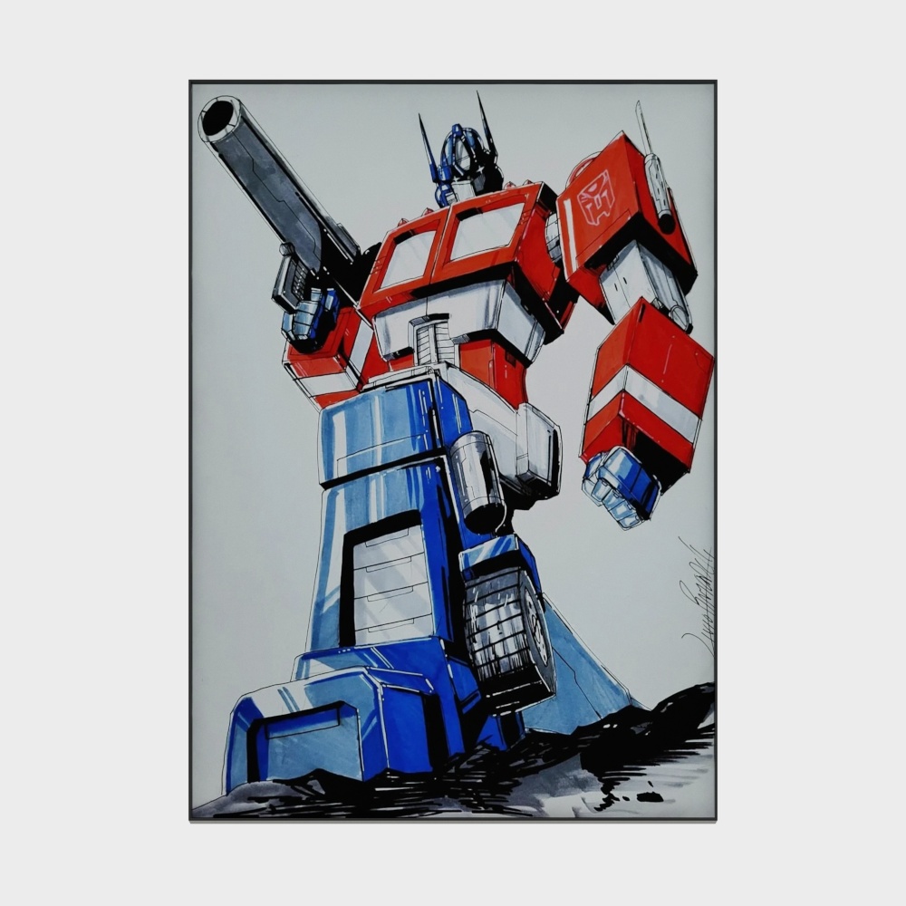 Transformers Optimus Prime Low Poly 3D model