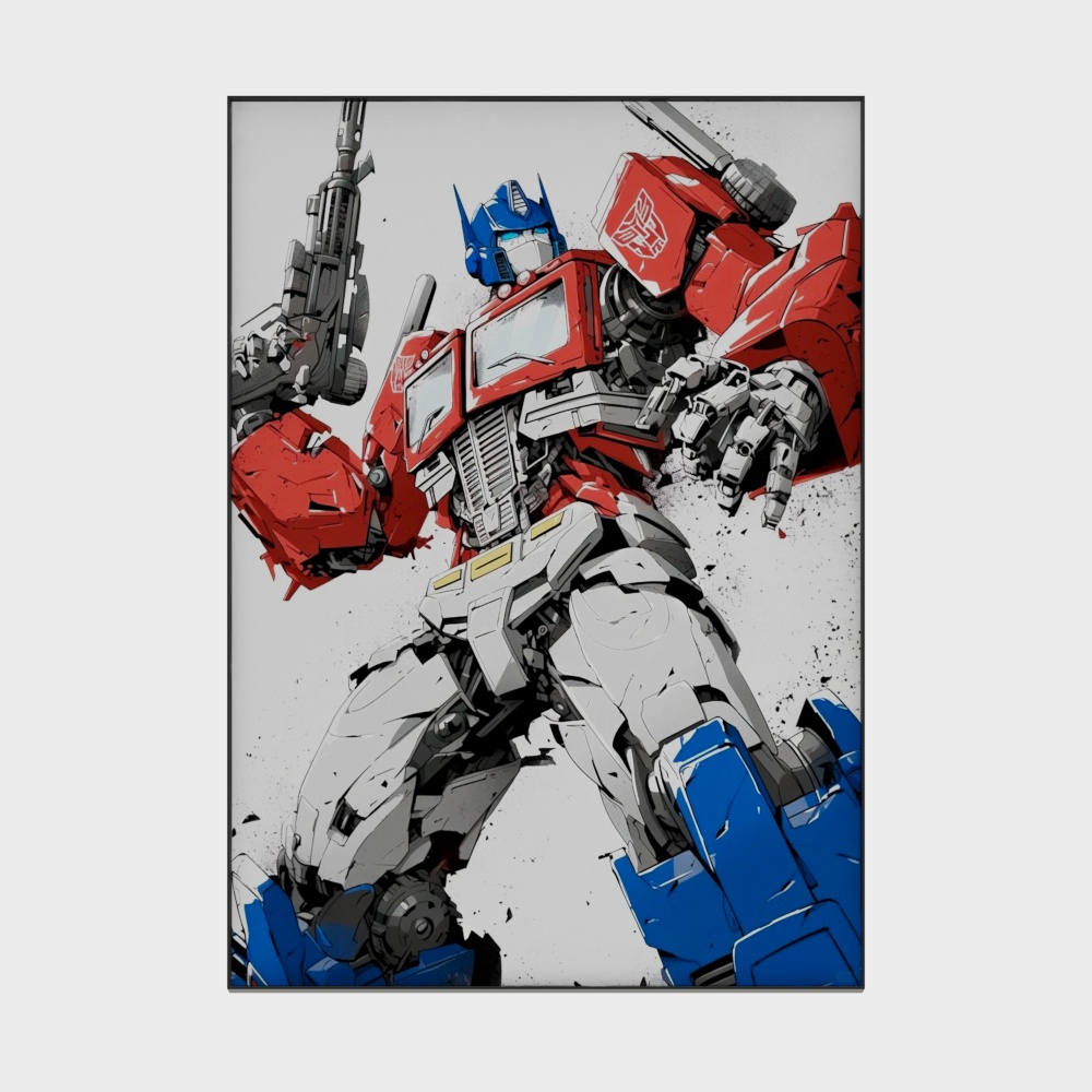 Transformers Optimus Prime Low Poly 3D model