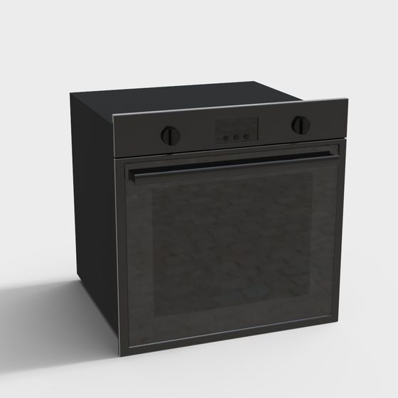 Low Poly Electric Oven 3D model