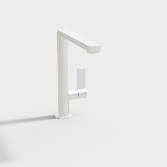 Sleek Streamlined Faucet 3D model