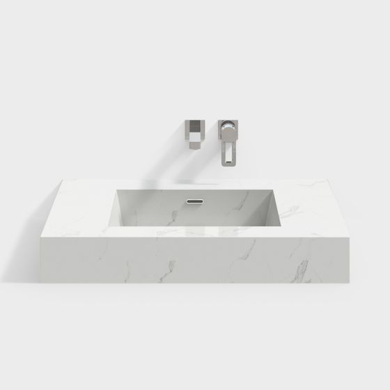 Contemporary Urban Sink 3D model for Modern Spaces