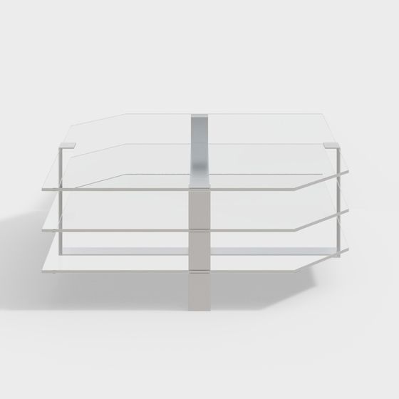 Transparent Glass Display Stand 3D model