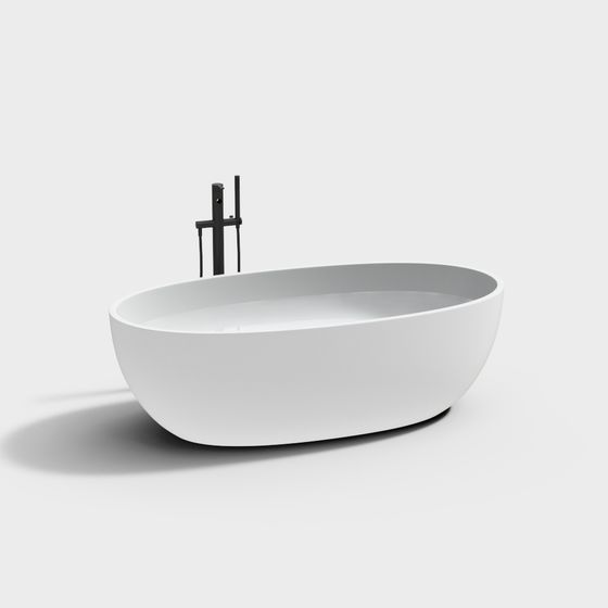 Minimalist Bathtub 3D model