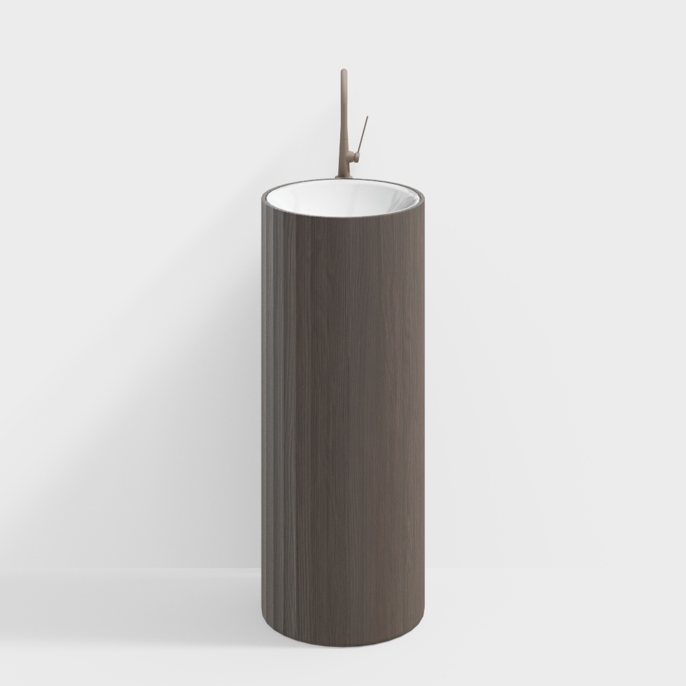 모던 수직 화장실