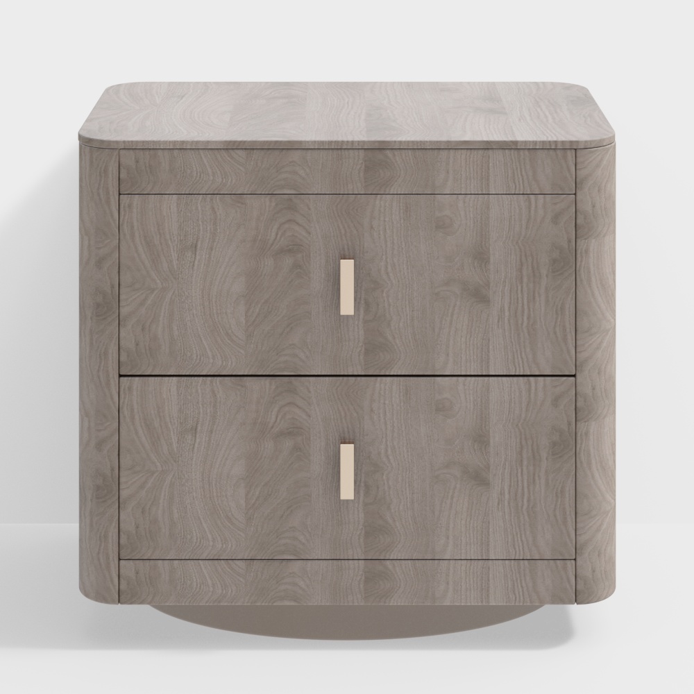 A Simple Bedside Table in the Wabi-Sabi Style