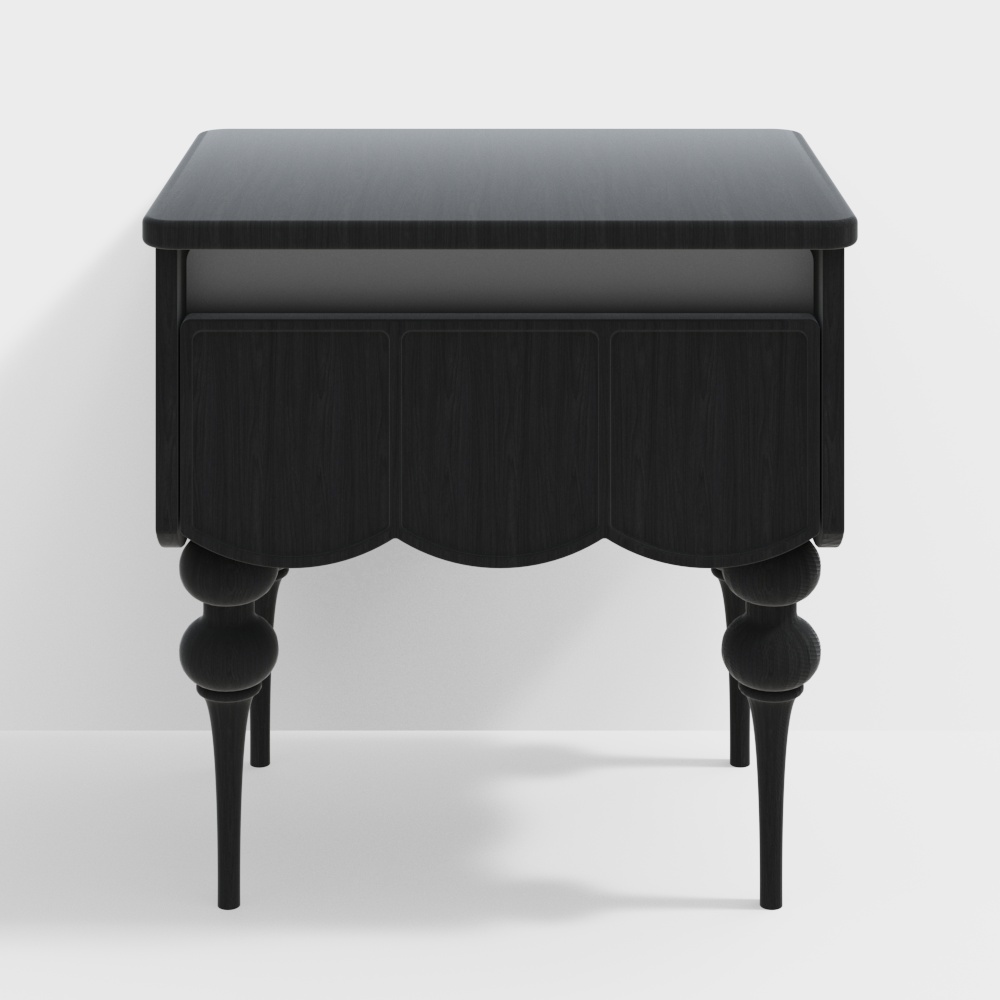 Antique French Bedside Table