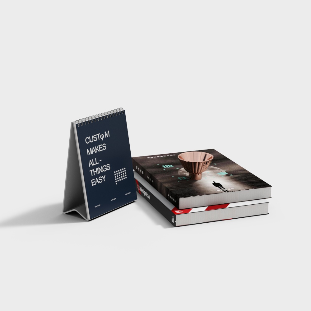 Minimalist Bookshelf 3D model