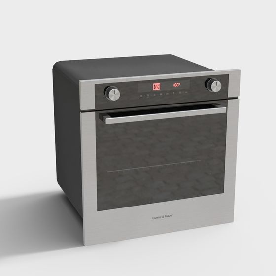 Sleek Modern Oven 3D model for Kitchen Design