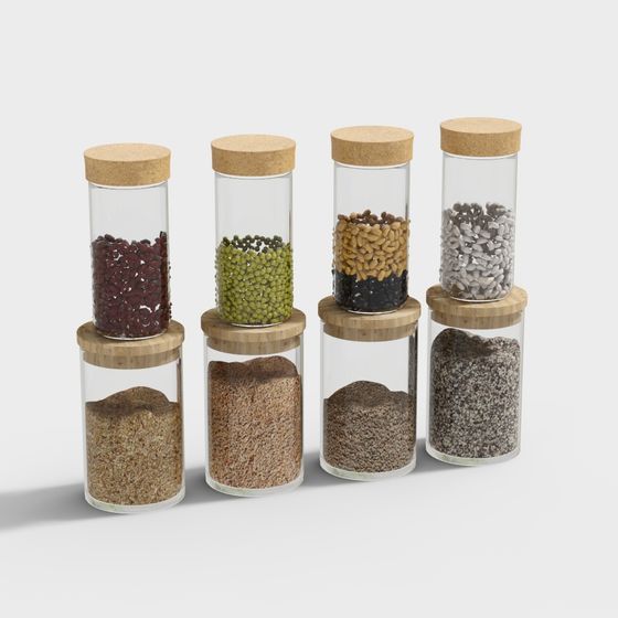 Tarro de vidrio para especias