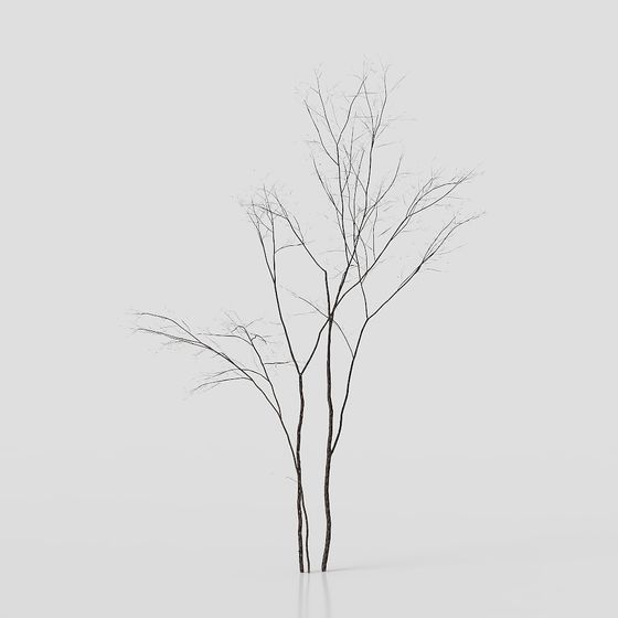 Elegant Low Poly Tree 3D Model for Nature Scenes