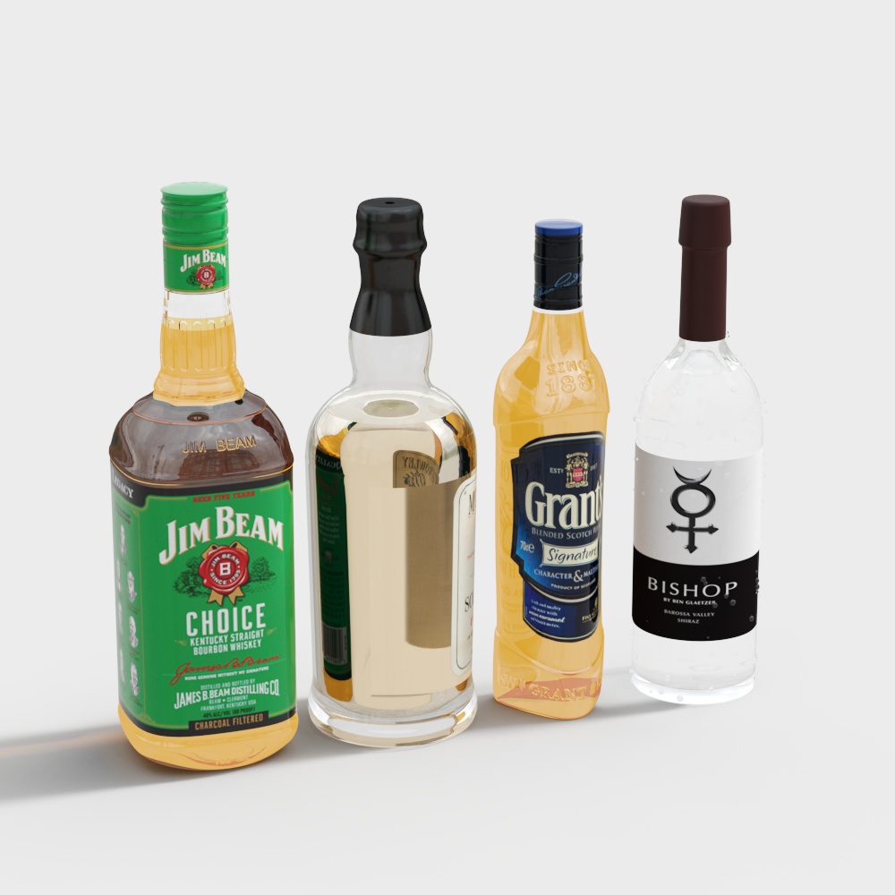 A bottle of red wine