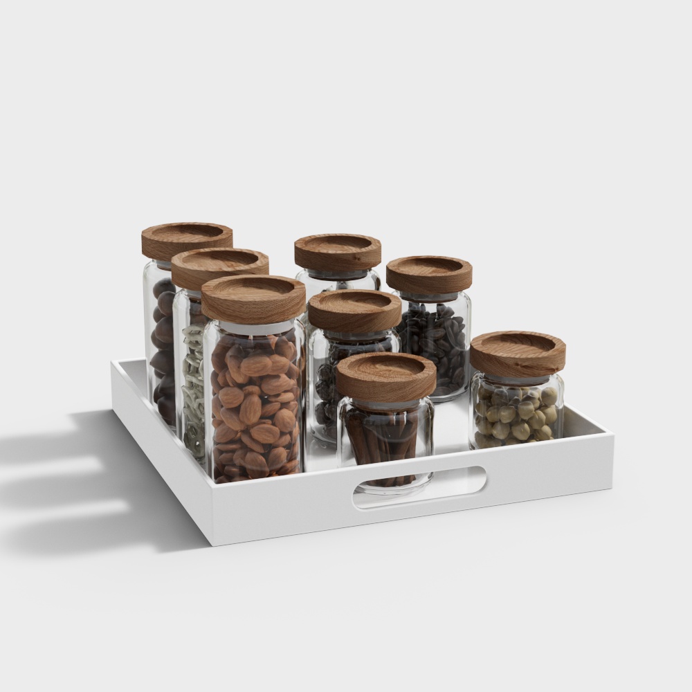 Glass Jar for Snacks