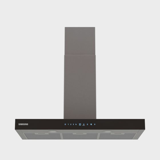 Black Range Hood 3D Model for Kitchen Design