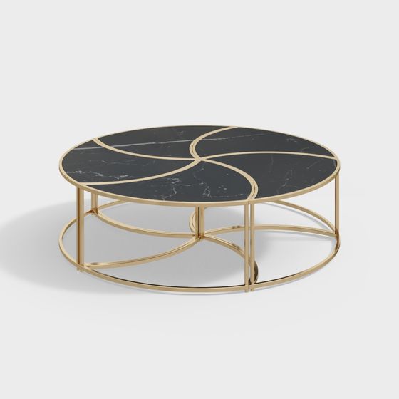 Elegant 3D Coffee Table Model for Modern Spaces