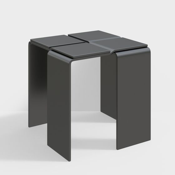 Stylish Folding Table 3D model