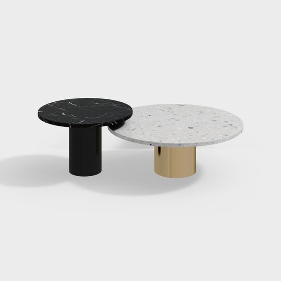Elegant Round Table 3D Model for Modern Spaces
