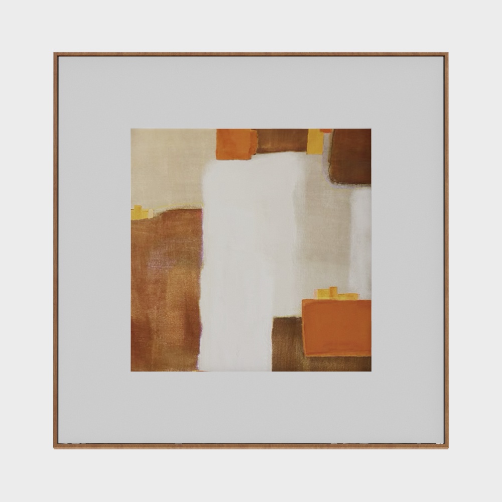 Abstract Frame 3D Model – Low-Poly Artistic Design