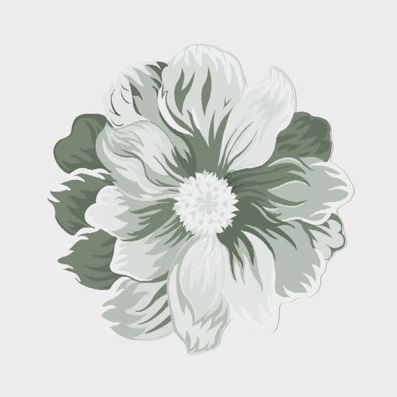 Elegant Low-Poly Flower 3D Model