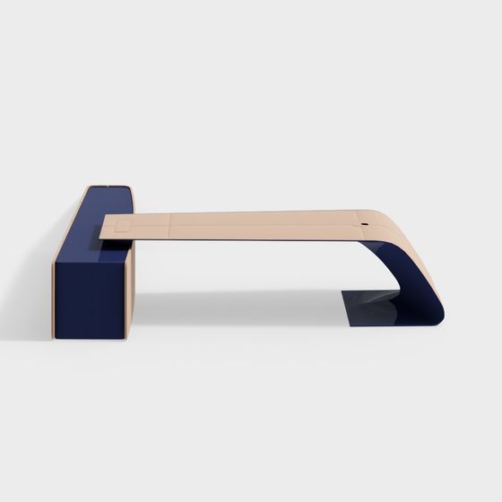 Streamlined Sofa 3D model