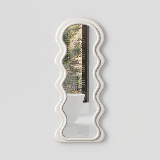 Wave Frame Mirror 3D model