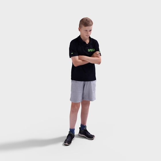 Dynamic Young Athlete 3D Model - Youthful Energy