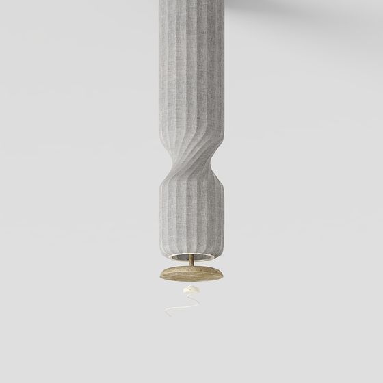 Twisted Light Pendant 3D model