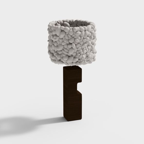 Stone Lamp 3D model - Modern Design