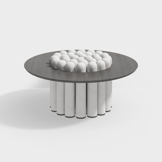 Cloud Round Table 3D model for Creative Spaces
