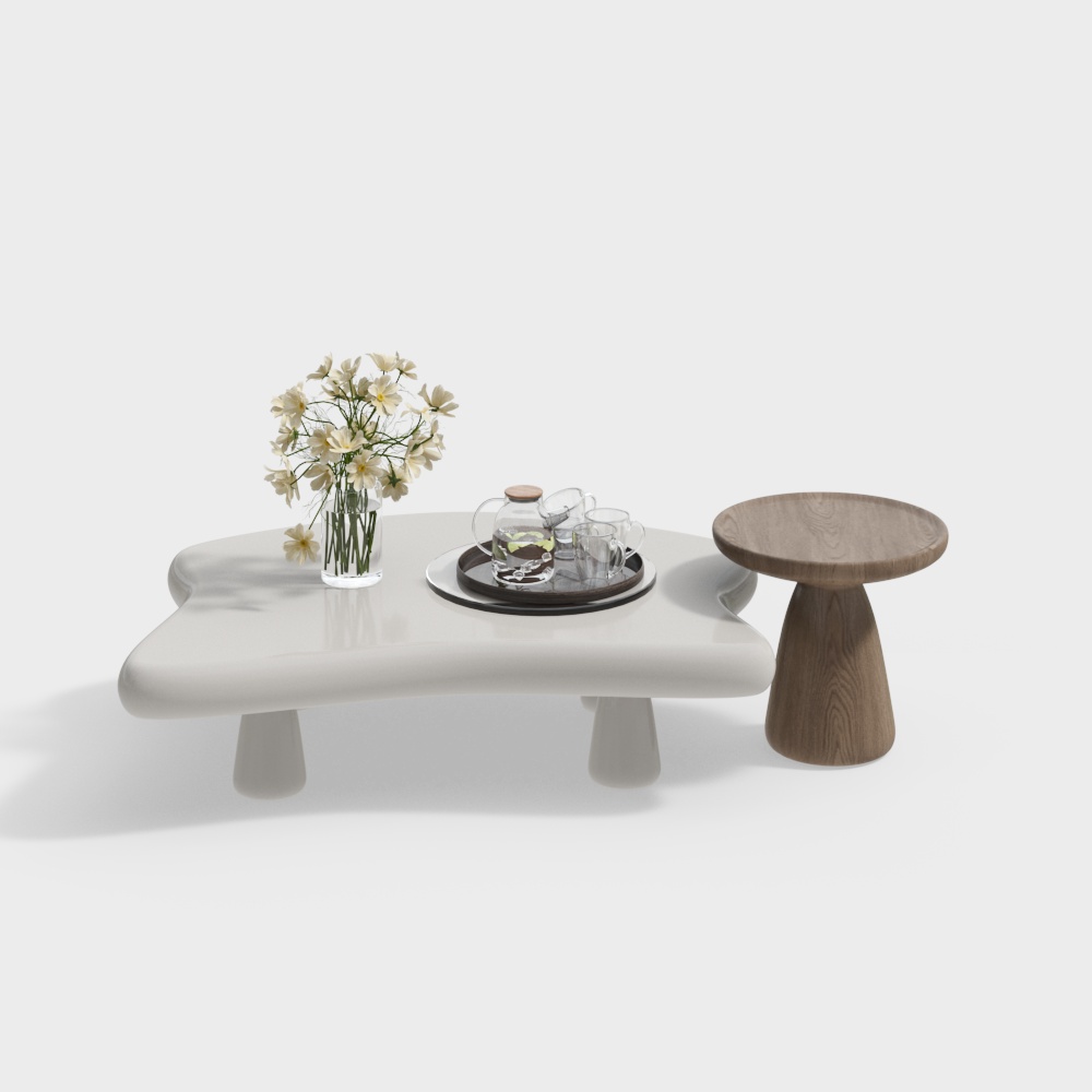 Modern Cream House Coffee Table