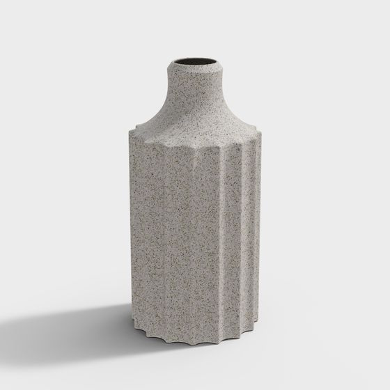 Textured Vase 3D model for Modern Interiors