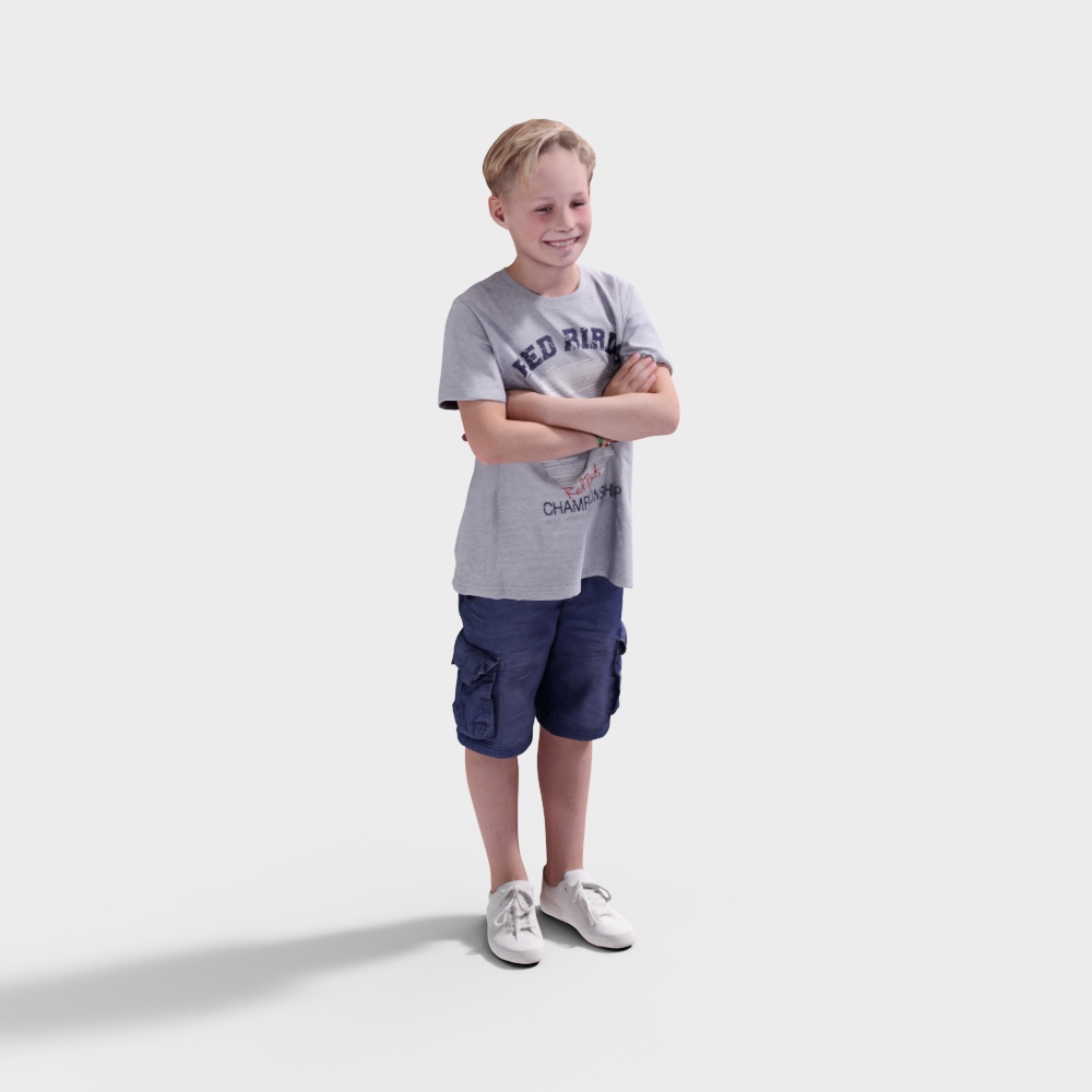 Playful Little Prince 3D Model