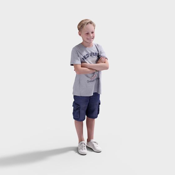 Playful Little Prince 3D Model