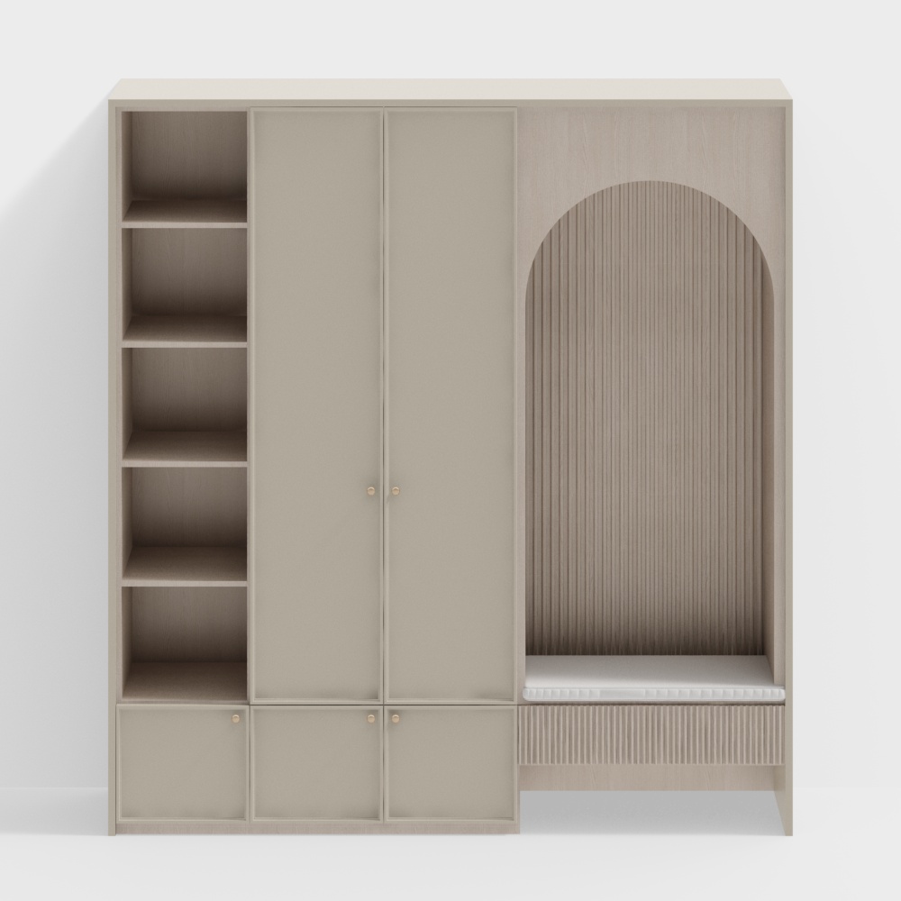 Antique Style Shoe Cabinet