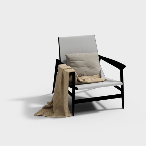 Urban Leisure Chair 3D model for Modern Interiors