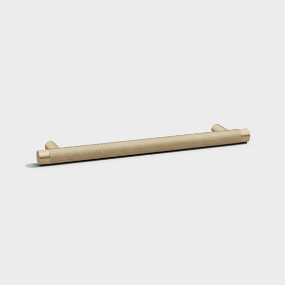 Elegant Golden Handle 3D model