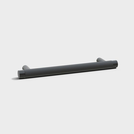 Stylish Metal Handle 3D model for Contemporary Design