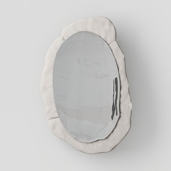Flowing Mirror 3D Model - Elegant Design