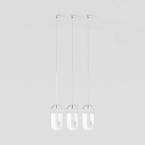 Sleek Pendant Light Series 3D model