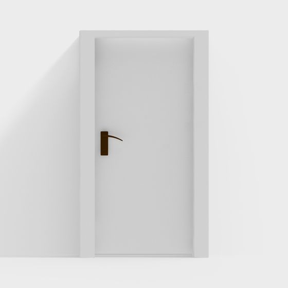 Sleek Minimalist 3D Door Model for Creative Projects
