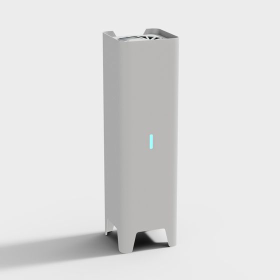 Minimalist Air Purifier 3D model for Modern Design